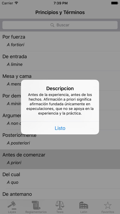 A Priori Leyes Federales
