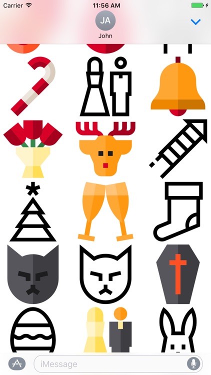 Holiday Stickers - Festive iMessage Emoji