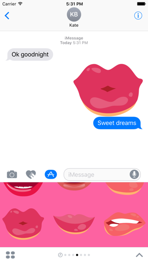 Flirty Lips Stickers(圖3)-速報App