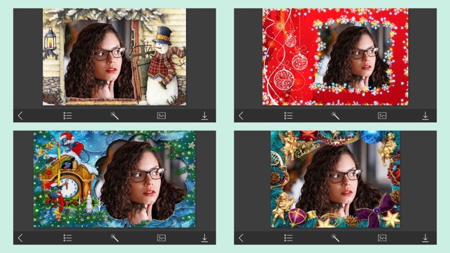 Holiday Xmas Frames - Creative frames Maker(圖2)-速報App