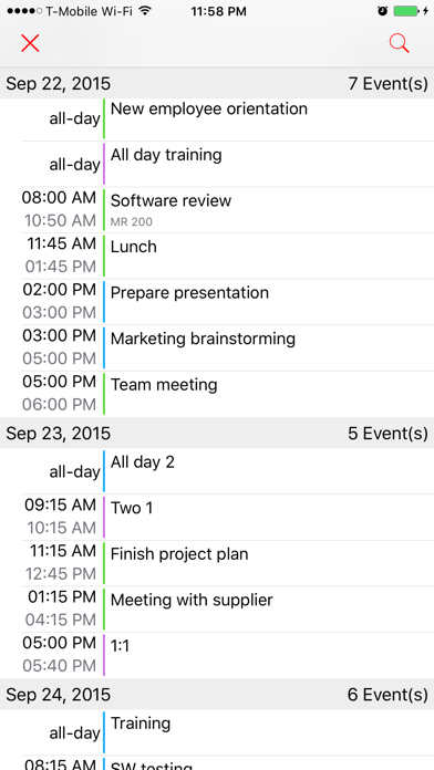 Week Calendar Pro Screenshot 5
