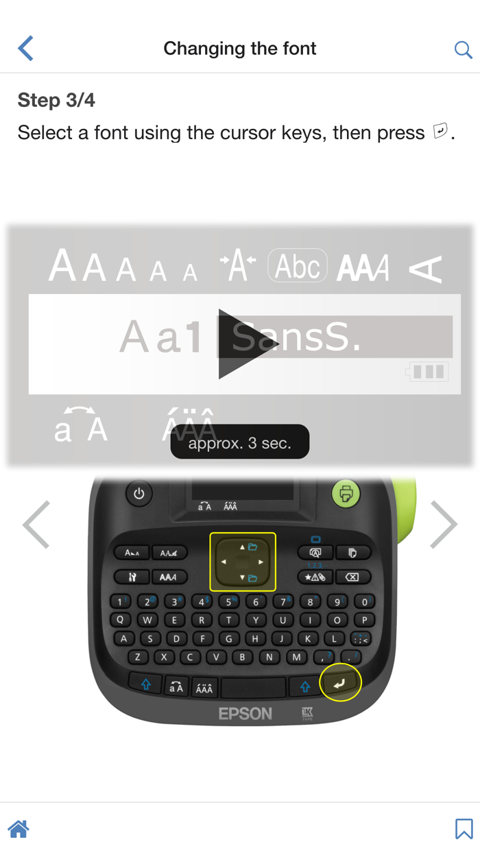 Epson LW-K200 Users Guide