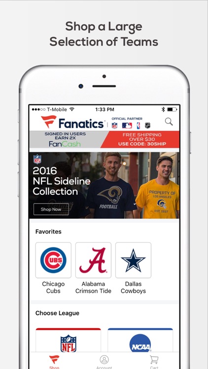 Fanatics – Shop for your Favorite Team Gear