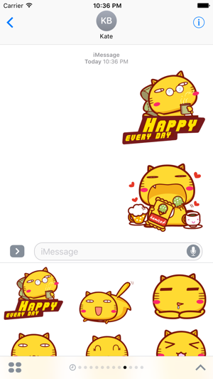 Hami cat sticker pack for iMessage(圖1)-速報App