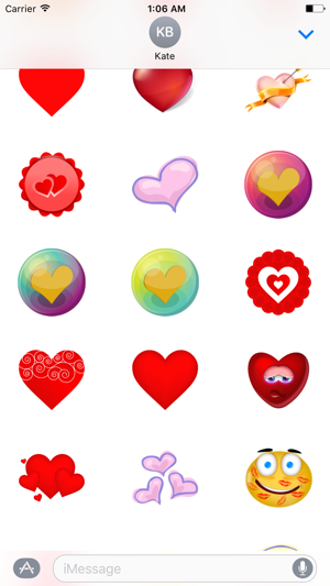 Love And Romance Stickers For iMessage(圖1)-速報App