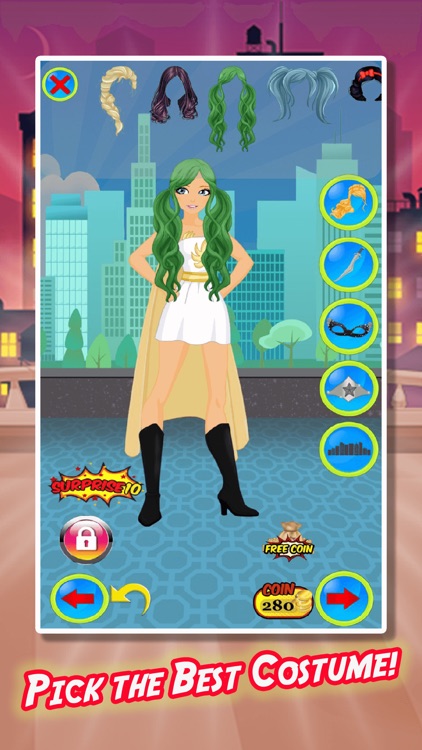 Wonder Supergirl Super Hero Games for Girls screenshot-3