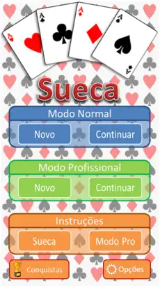Captura de Pantalla 1 Sueca Portuguesa Jogo Cartas iphone
