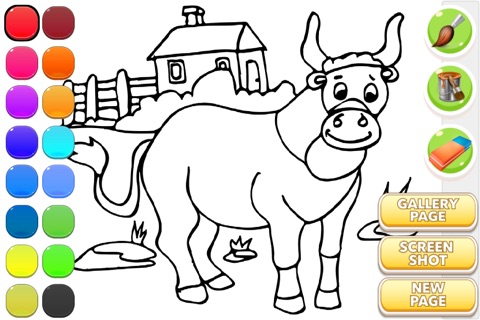 Coloring Book Cow screenshot 2