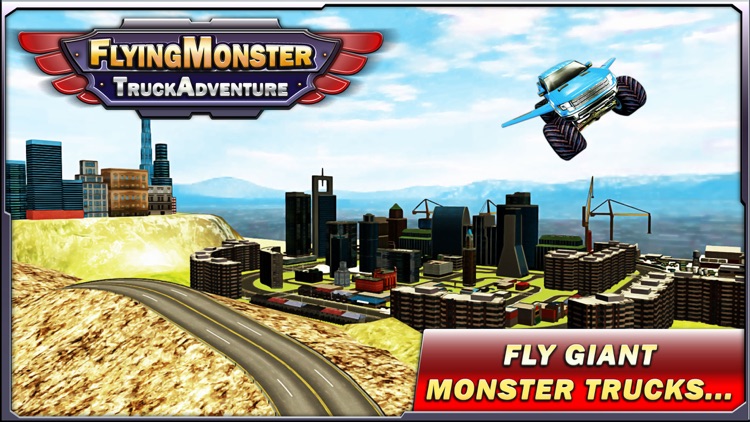 Flying Monster Truck Adventure & Lorry driving