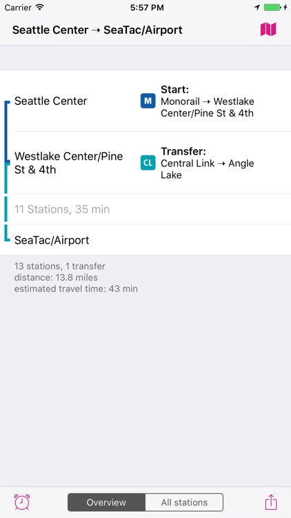 Seattle Rail Map screenshot-3