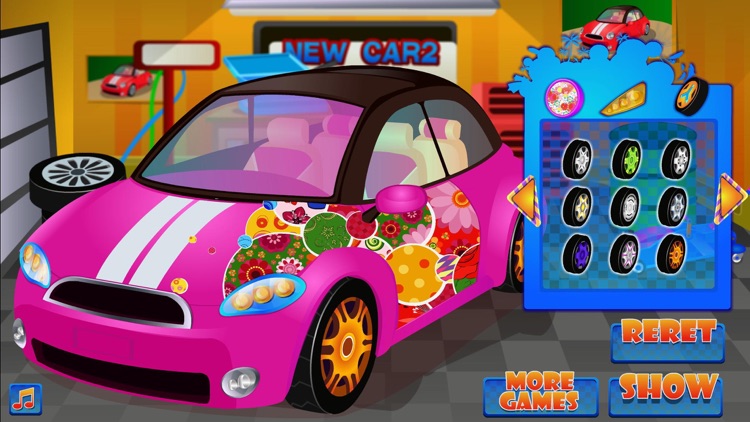 Simulation of car maintenance