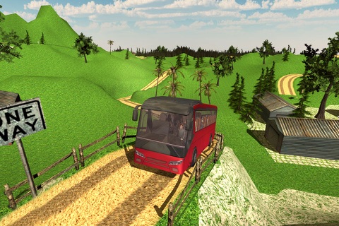 Offroad Tourist Bus Driving Transport Simulator screenshot 2