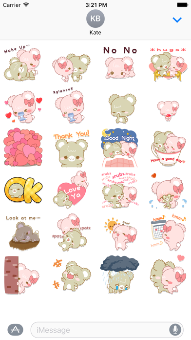 Suger Cubs - for Loving talk Animated Sticker screenshot 2