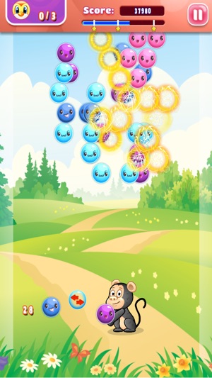 Cartoon Chimp Bubble Popper - PRO - multi-level forest adven(圖3)-速報App