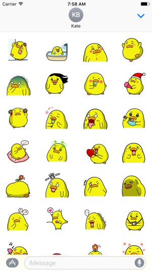 Lovely Duckling - Animated Stickers And Emoticons(圖2)-速報App