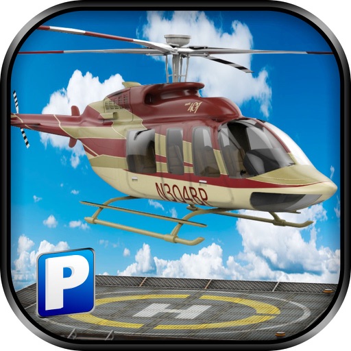 Helicopter 3D Airport Parking Simulator Games Icon