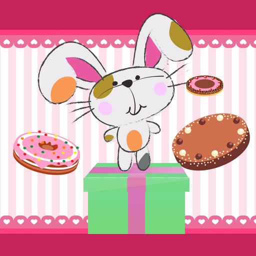 Rabbit Jump Up and Eat Icon