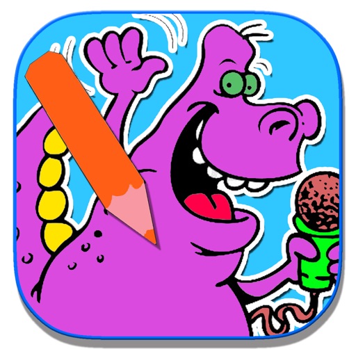 Draw Animal Sing Coloring Page Game For Kids iOS App