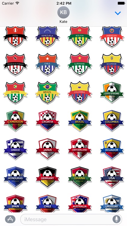 Real Football Stickers