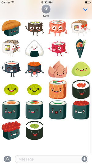 Sushi Stickers for iMessage #5(圖3)-速報App