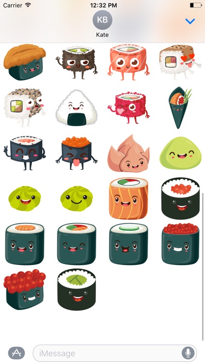 Sushi Stickers for iMessage #5