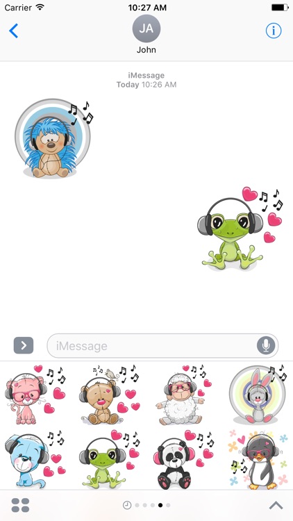 Cute Cartoon Animal Sticker Vol 01