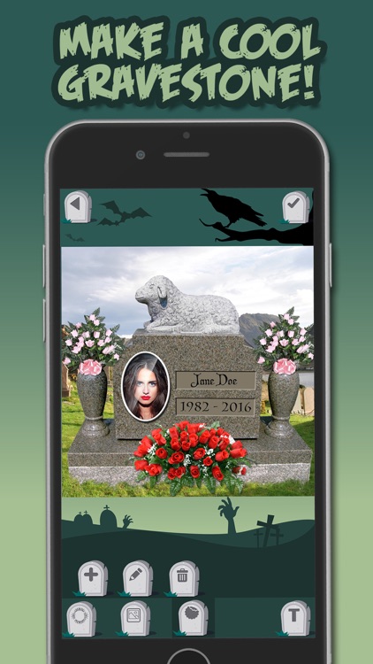 GraveStone Generator - Custom TombStone Maker free screenshot-3