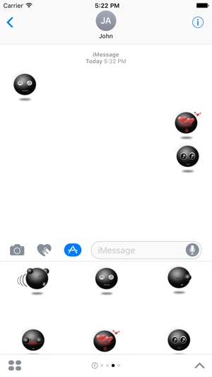 Black Emoticon(圖2)-速報App