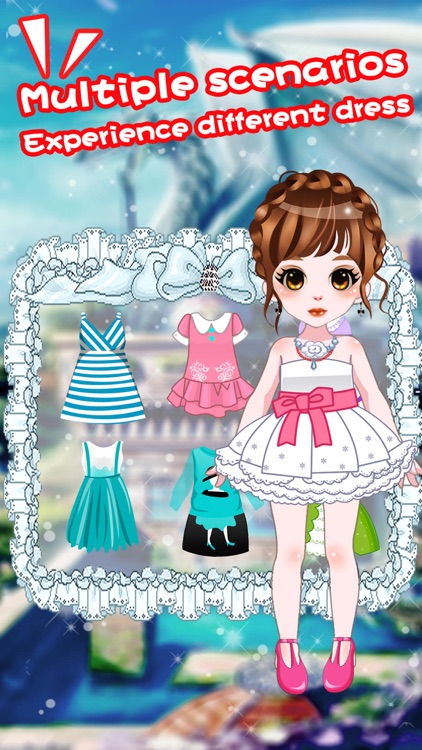 Dressup glamorous Top Girl - Makeover girly games