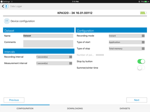 Sauermann Data Logger screenshot 3