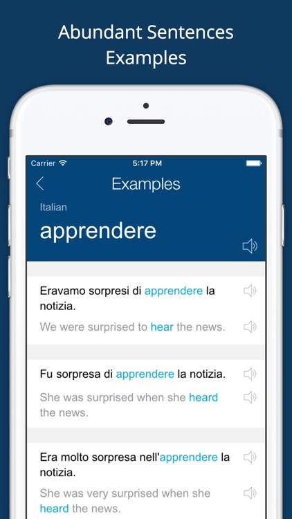 Italian English Dictionary App screenshot-3