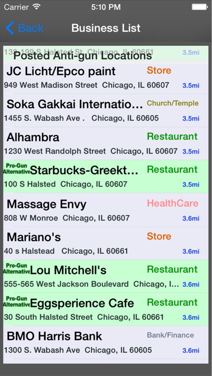 Posted! - Carry List Anti-Gun Locations