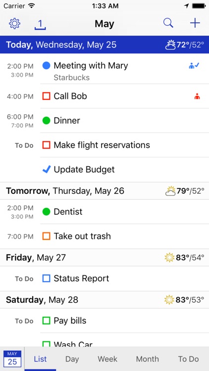 BusyCal - Calendar, Reminders & To Dos