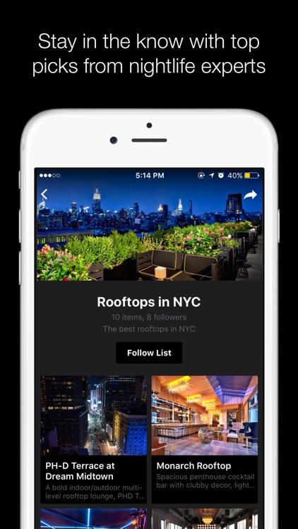 Tablelist − A Better Night Out