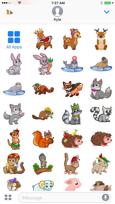 Zoo Cuties: Cute Animal Stickers for iMessage screenshot 2