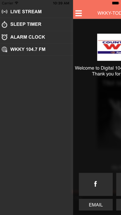 How to cancel & delete WKKY 104.7FM from iphone & ipad 2