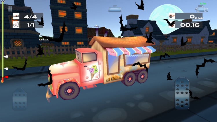 Spooky Zombie Town Car Race Pro