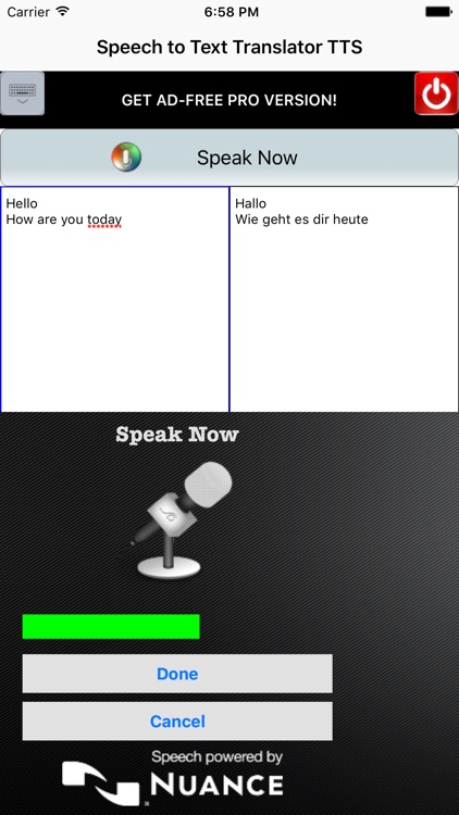 Speech2Text Translator TTS