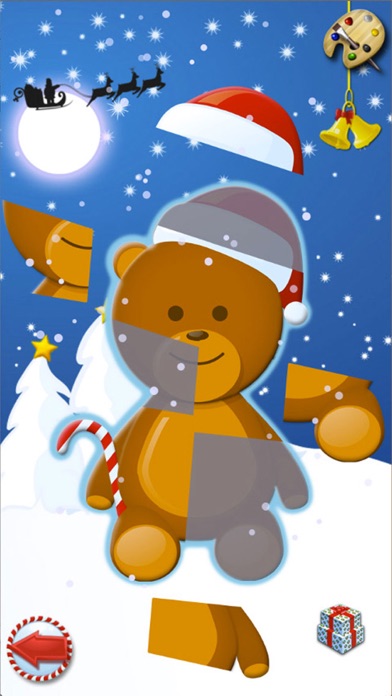 Christmas - Color Your Puzzle and Paint the Characters of Christmas - Coloring, Drawing and Painting Games for Kids Screenshot 5