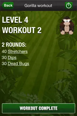 Game screenshot Gorilla Workout Lite: Bodyweight Fitness Program apk