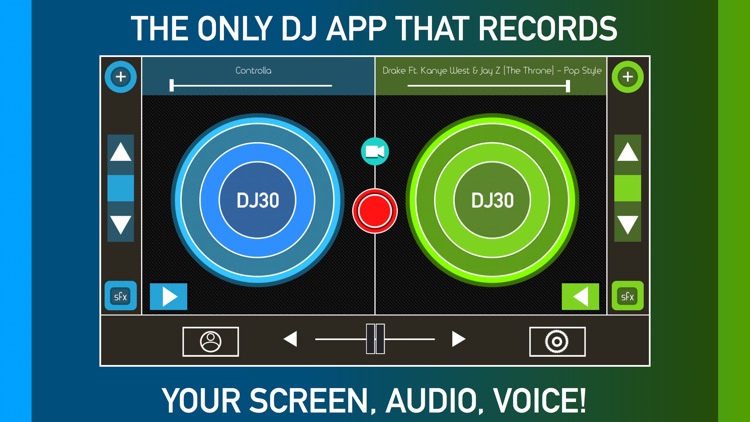 DJ Record Screen Music & Voice