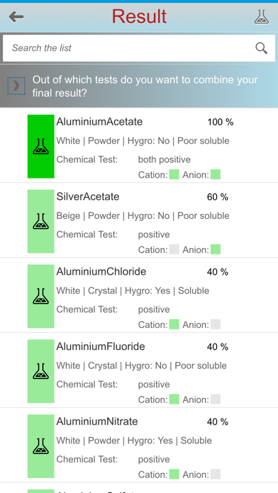 How to cancel & delete Anion Cation Finder (FlAuMoQ) - ion analysis from iphone & ipad 2