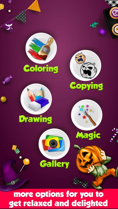 Halloween Pages Coloring Book screenshot 4