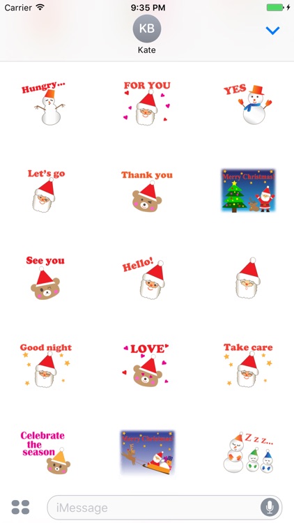 Pleasant Santa Claus Sticker