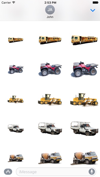Car Truck Digger Stickersのスクリーンショット3 Car Truck Digger Stickersのスクリーンショット3