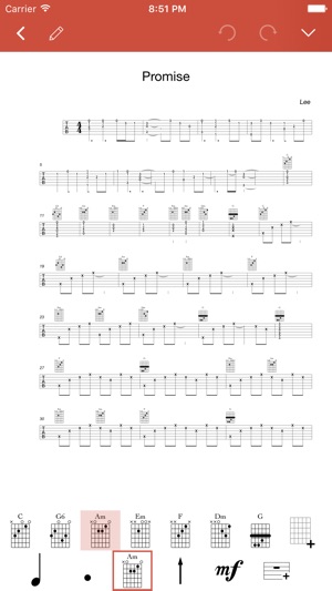 Guitar Notation-吉他譜、貝司譜、六線譜作曲家(圖2)-速報App