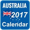 Australia Calendar 2017 with Horoscope