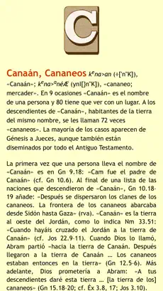 Captura de Pantalla 4 Diccionario Hebreo Biblico iphone