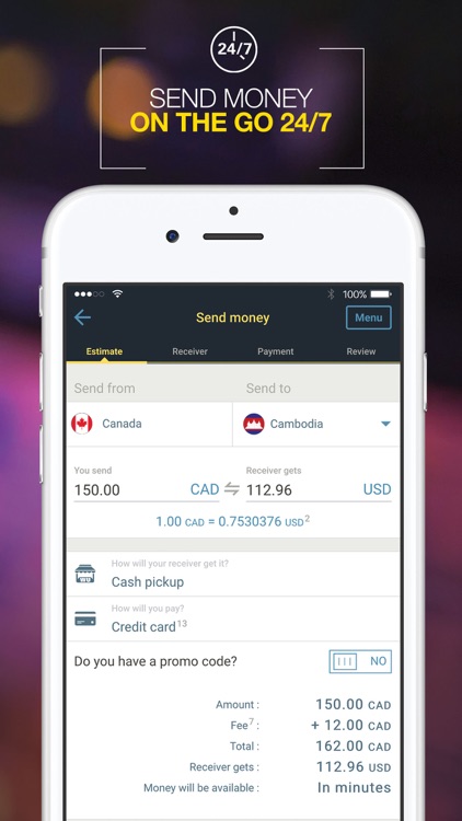 WesternUnion CA Money Transfer