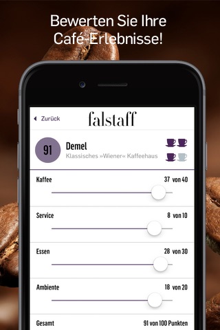 Caféguide Falstaff screenshot 4